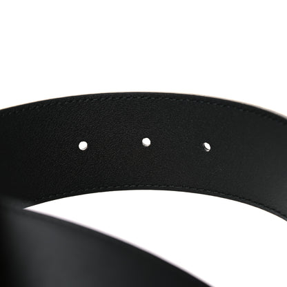 Gucci Calfskin Ceramic Glass Double G 40mm Belt 90 36 Black Multicolor 5 of 6