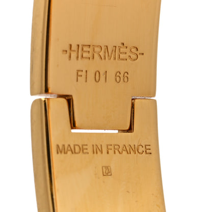 Hermes Enamel Narrow Clic Clac H Bracelet PM White 4 of 5