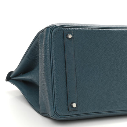 Hermes Fjord Birkin 40 Bleu Tempete 9 of 13