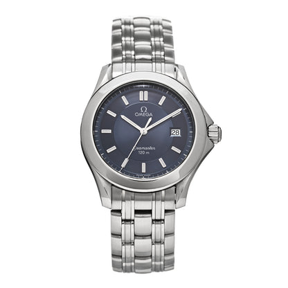 Omega Stainless Steel 36mm Seamaster 120M Quartz Watch Blue 2511.81 1 of 4