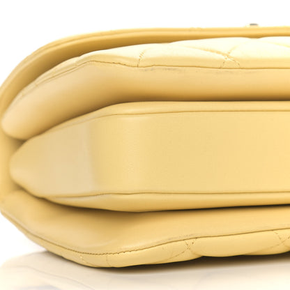 Chanel Lambskin Quilted Small Trendy CC Flap Dual Handle Bag Yellow 8 of 10