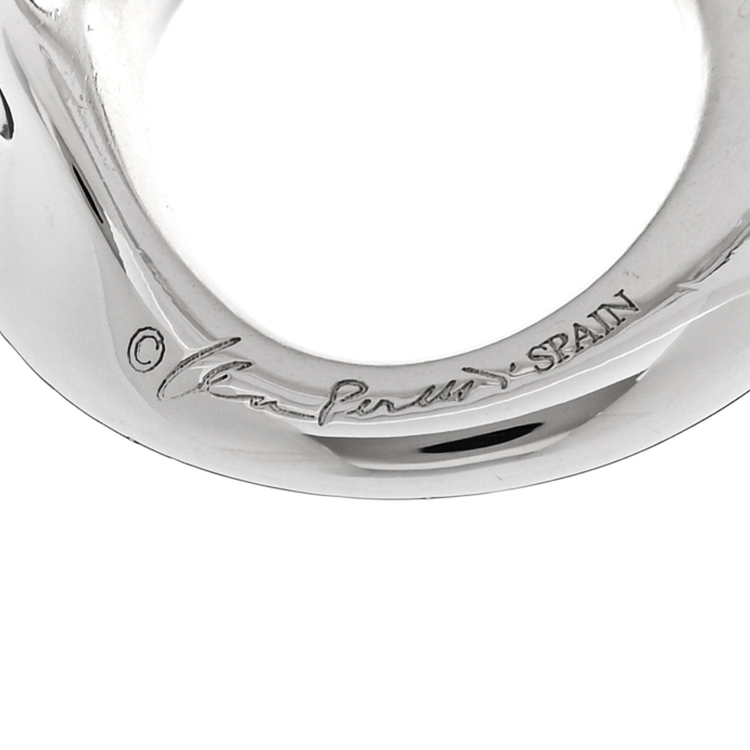 Tiffany Sterling Silver Elsa Peretti Sevillana Ring 53 6.25 5 of 5