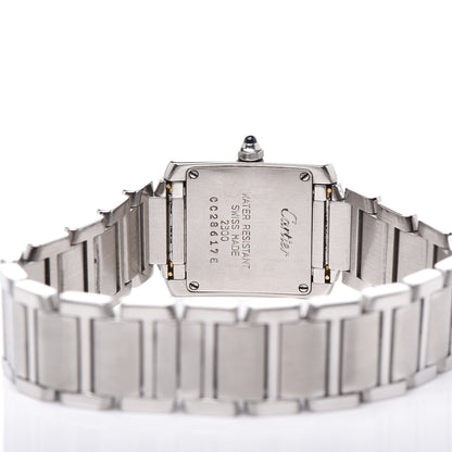 Cartier Stainless Steel 20mm Tank Francaise Quartz Watch 5 of 7