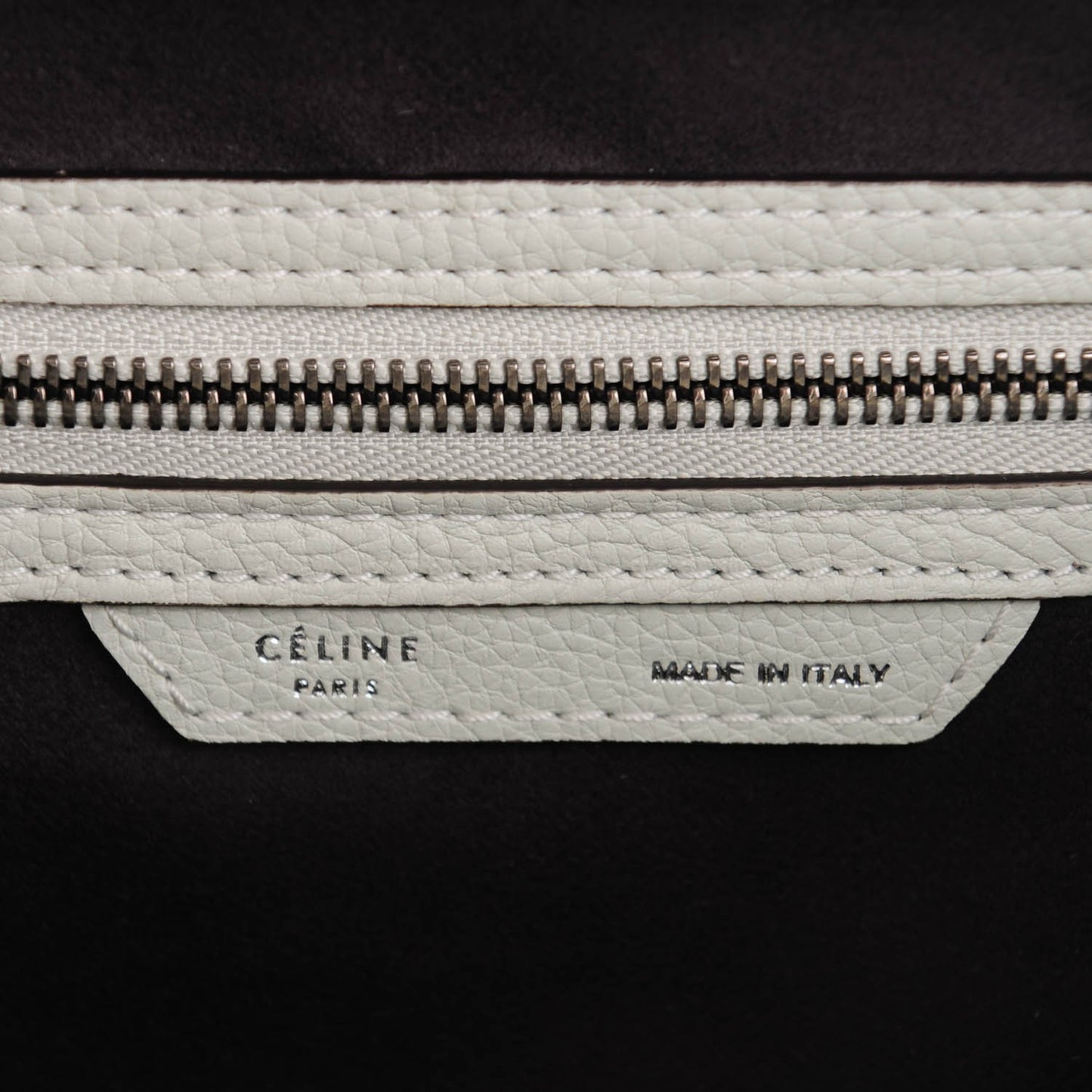Drummed Calfskin Mini Luggage Lune