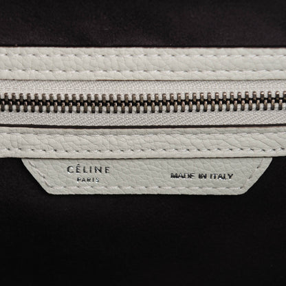 Celine Drummed Calfskin Mini Luggage Lune 6 of 7