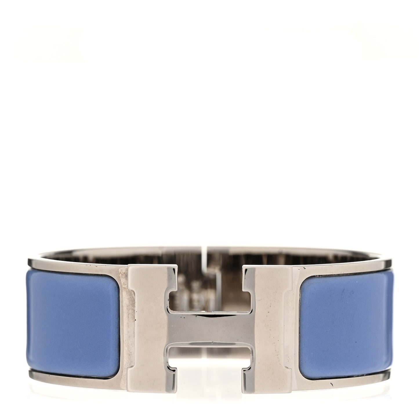 Enamel Wide Clic Clac H Bracelet PM Periwinkle
