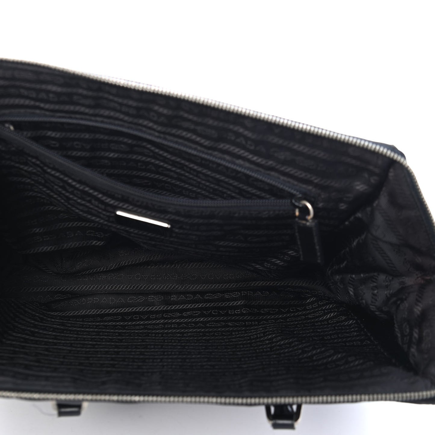 Tessuto Nylon Soft Calf Tote Black