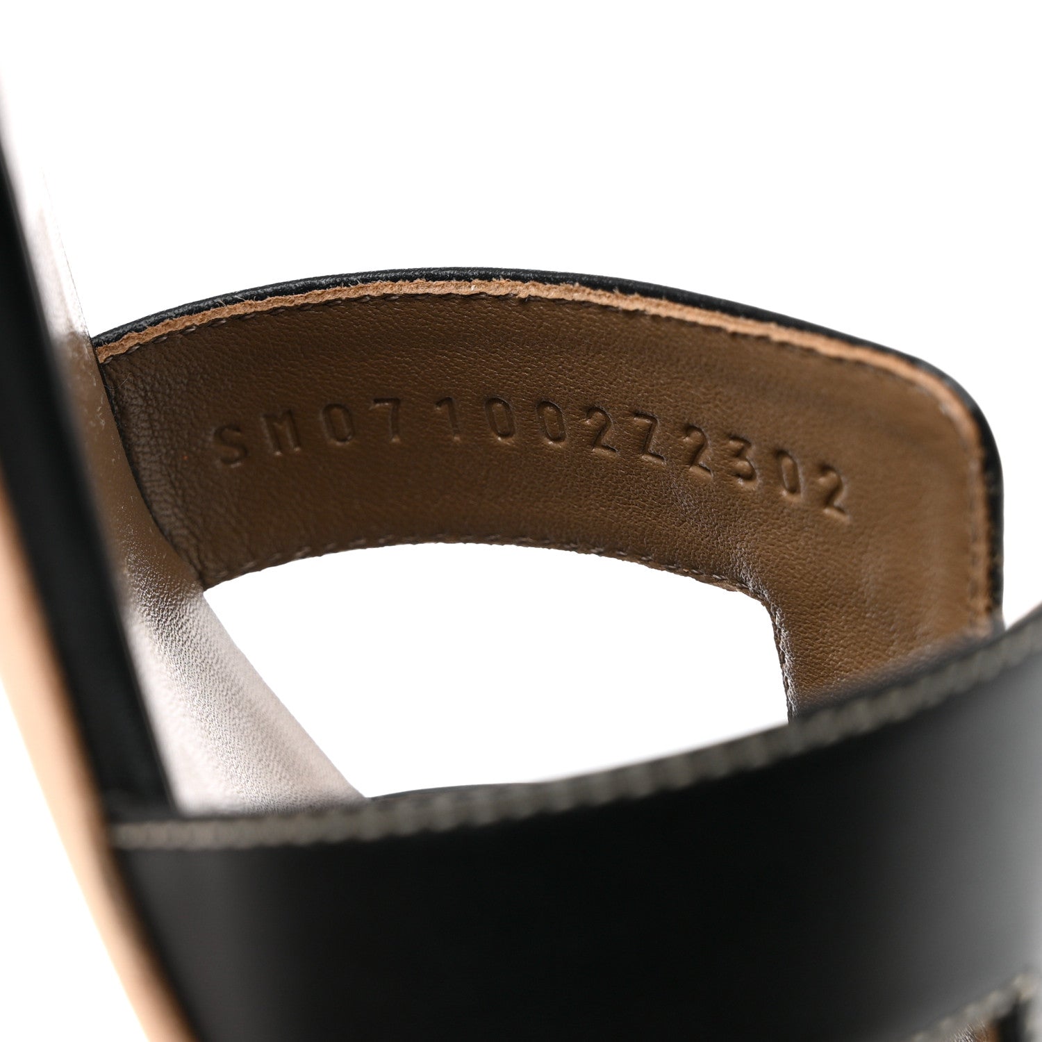 Hermes Calfskin Oasis Sandals 39.5 Black 6 of 9