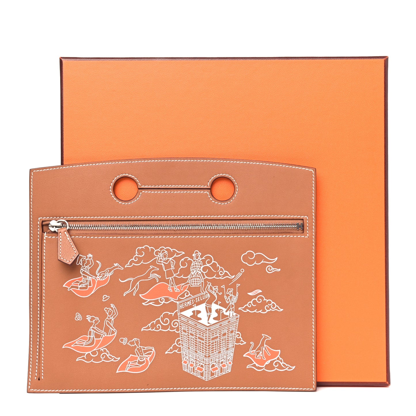 Swift HERMES Swift L'Epopee d'Hermes Backpocket Pouch 25 Gold