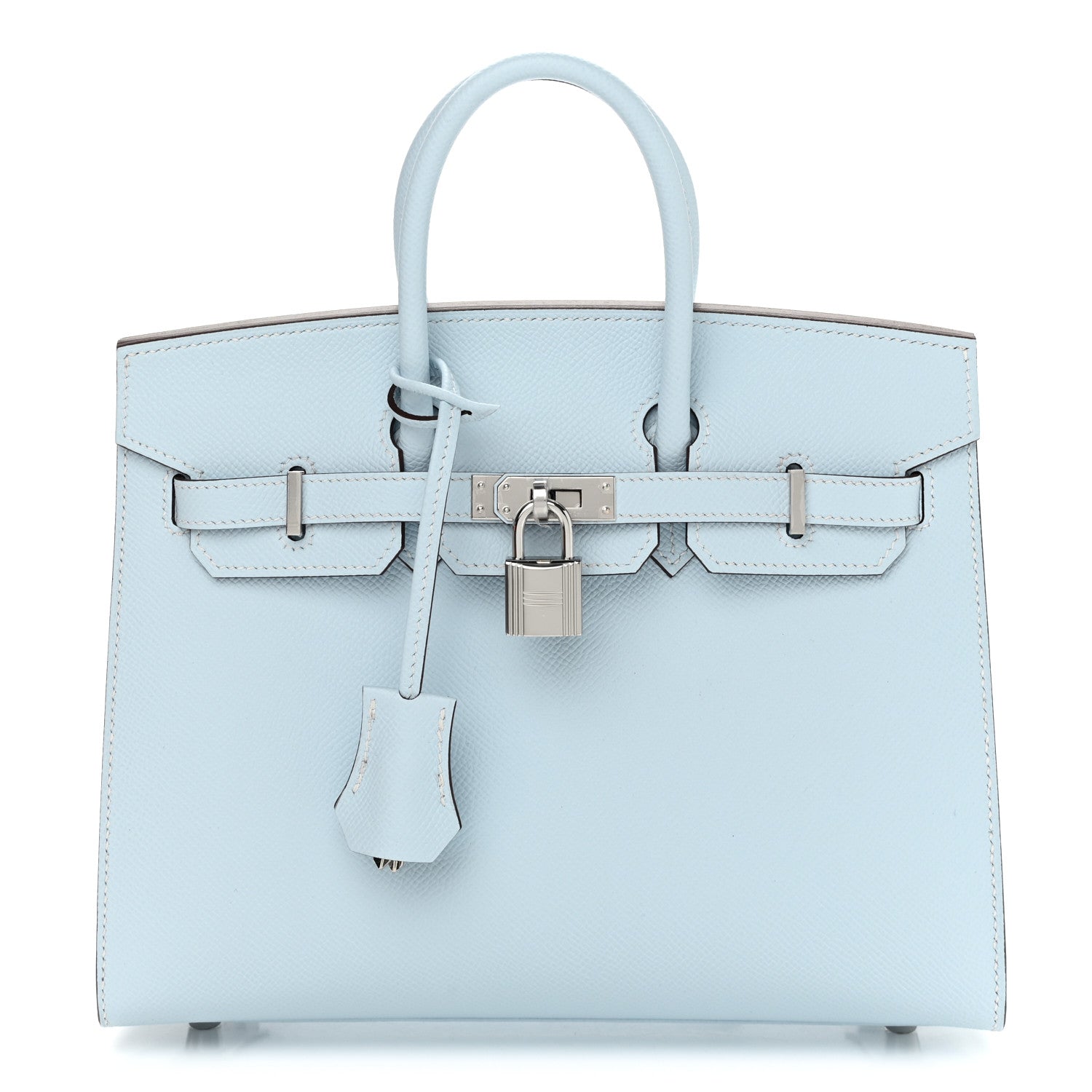 Hermes Epsom Birkin Sellier 25 Bleu Brume 1 of 11