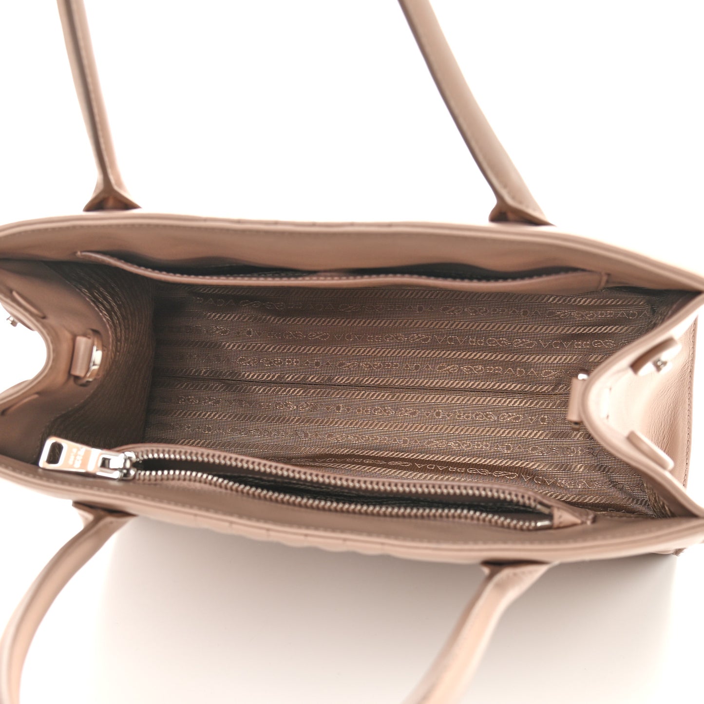 Soft Calfskin Impunture Diagramme Tote Cipria