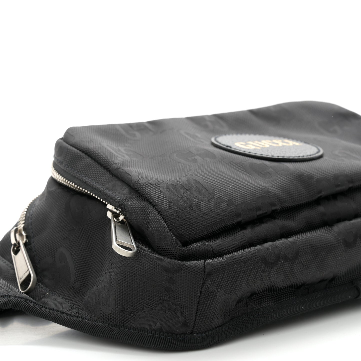 Econyl Nylon Monogram Off The Grid Large Belt Bag Black