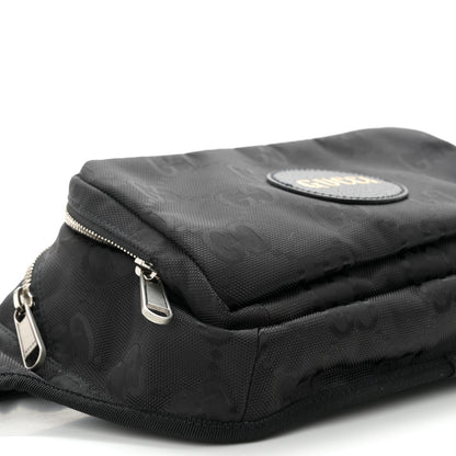 Gucci Econyl Nylon Monogram Off The Grid Large Belt Bag Black 10 of 11