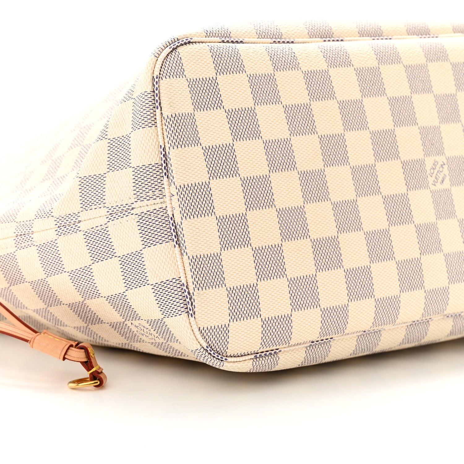 Louis Vuitton Damier Azur Neo Neverfull MM Rose Ballerine 9 of 10