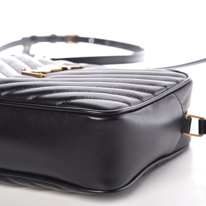 Saint Laurent Calfskin Matelasse Monogram Lou Camera Bag Black 10 of 10