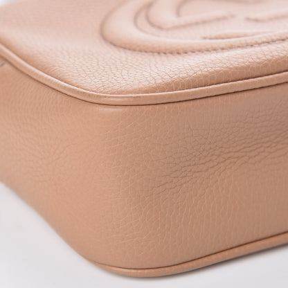 Gucci Pebbled Calfskin Small Soho Disco Bag Rose Beige 8 of 9
