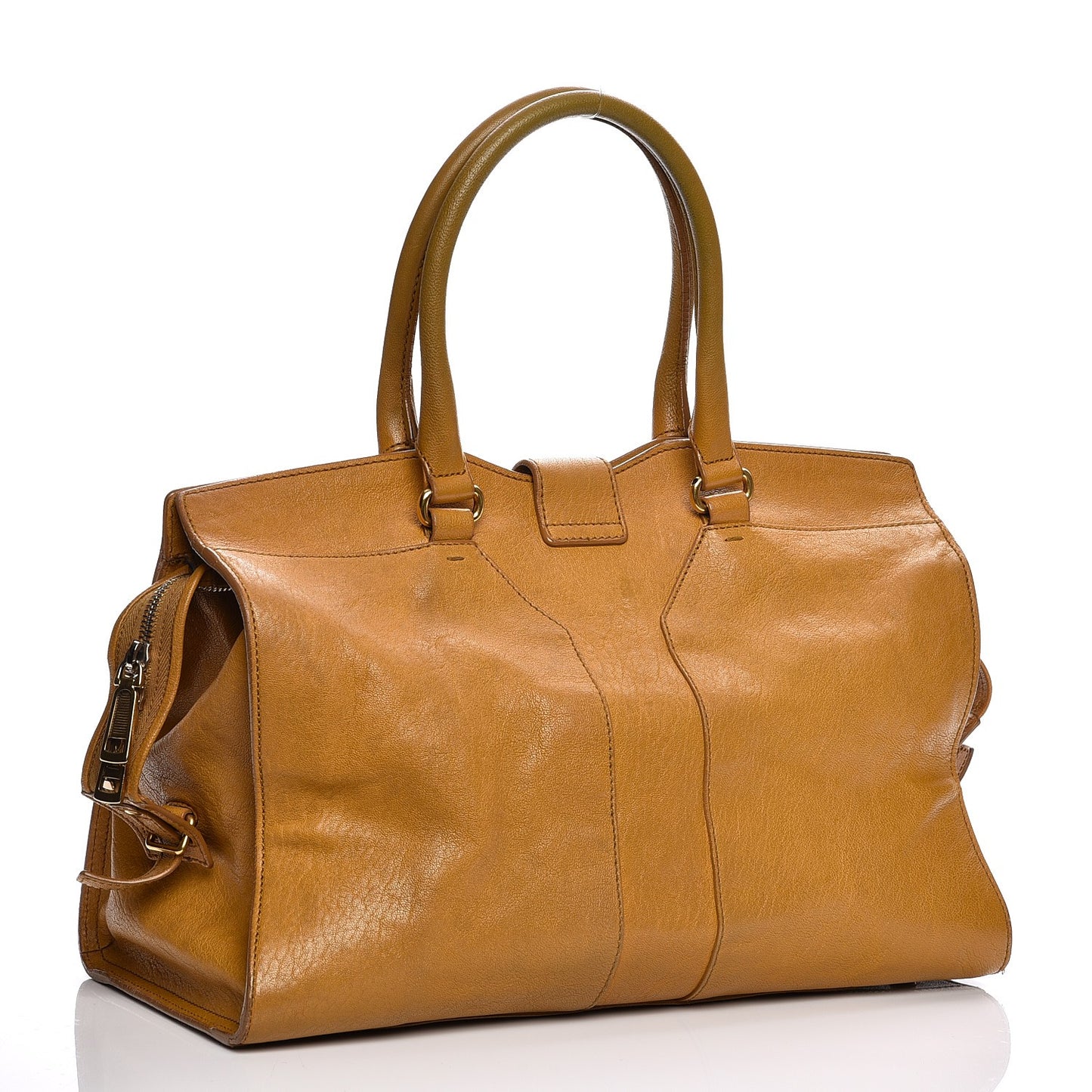 Sheepskin Medium Cabas ChYc Mustard