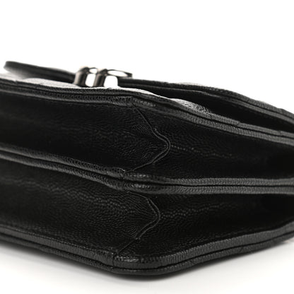 Chanel Caviar Quilted Pick Me Up Clutch With Chain Black 6 of 13