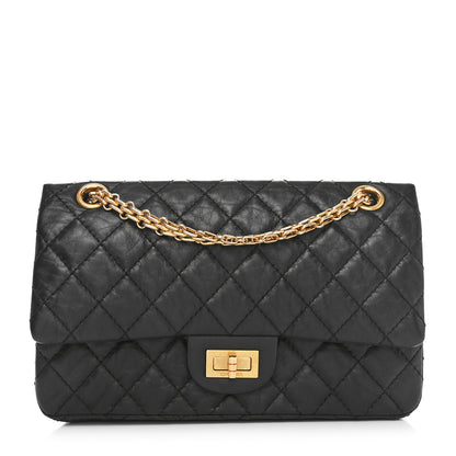 Chanel Aged Calfskin Quilted 2.55 Reissue 225 Flap Black 1 of 10