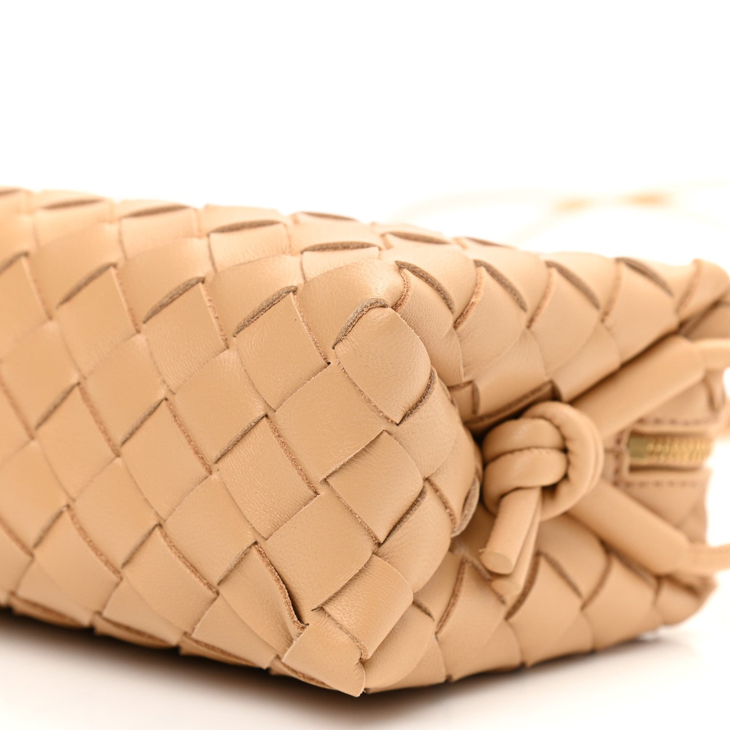 Bottega Veneta Nappa Intrecciato Mini Loop Camera Bag Almond 9 of 9