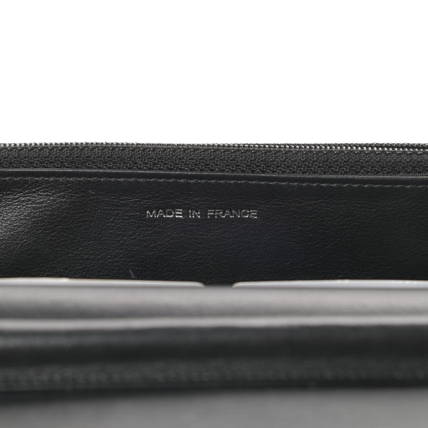 Chanel Caviar Sevruga Wallet On Chain WOC Black 7 of 14