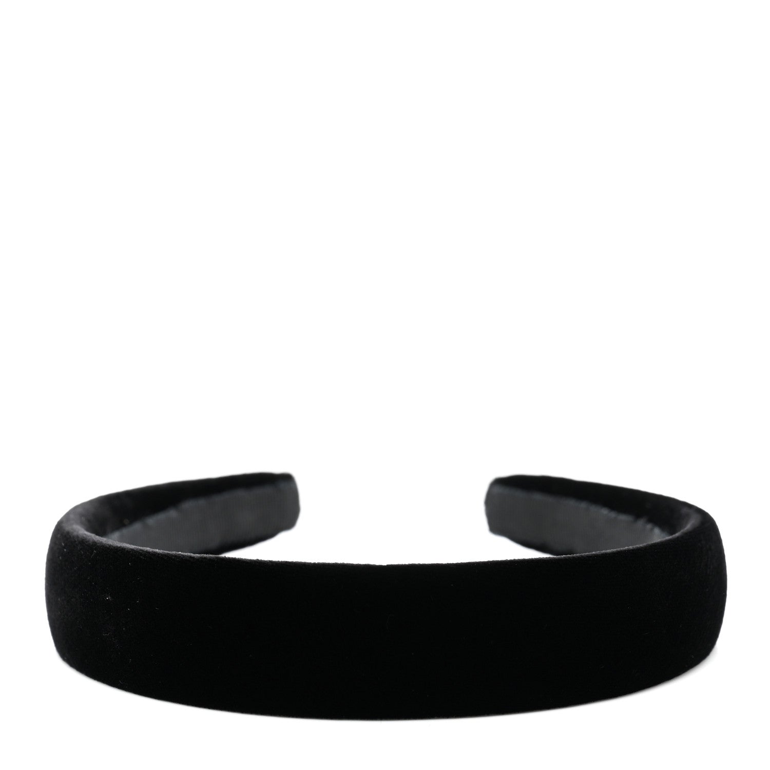 Chanel Velvet CC Headband Black 4 of 7