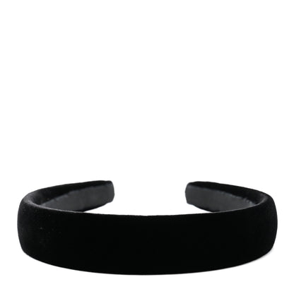 Chanel Velvet CC Headband Black 4 of 7