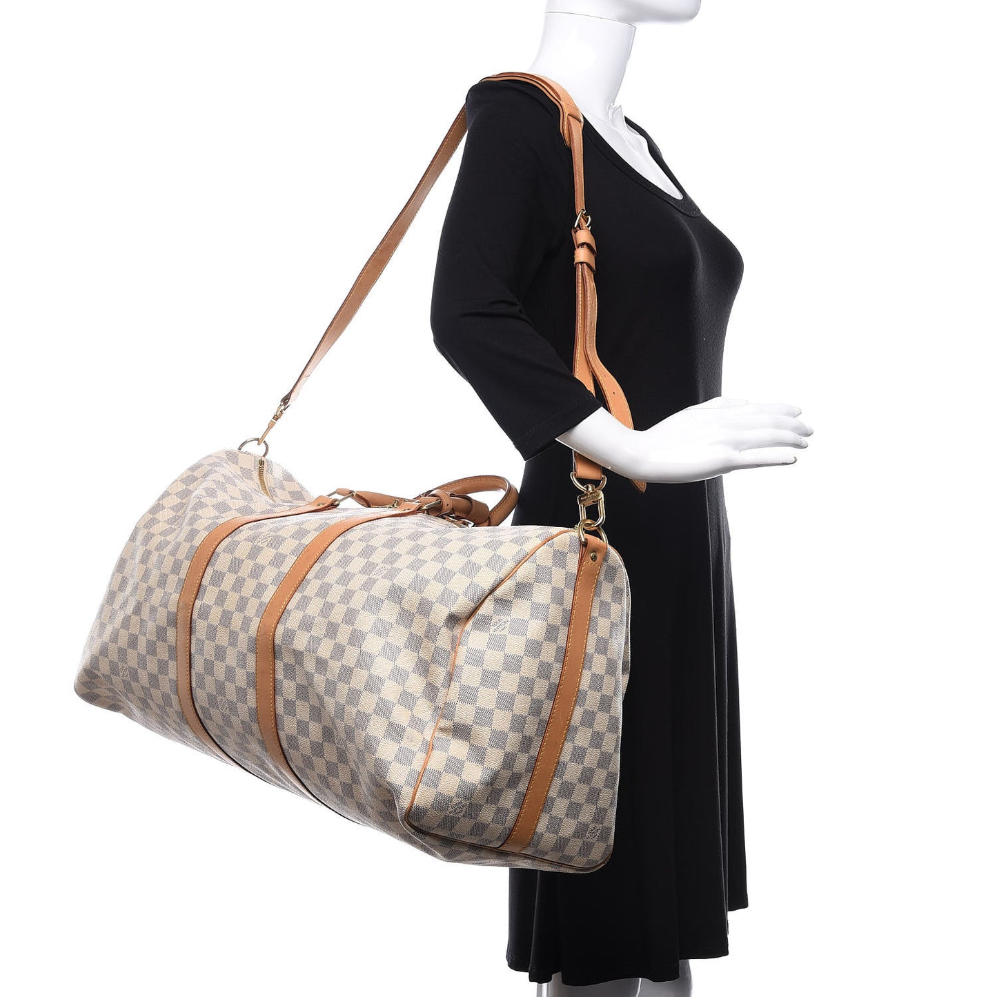 Damier Azur Keepall Bandouliere 55