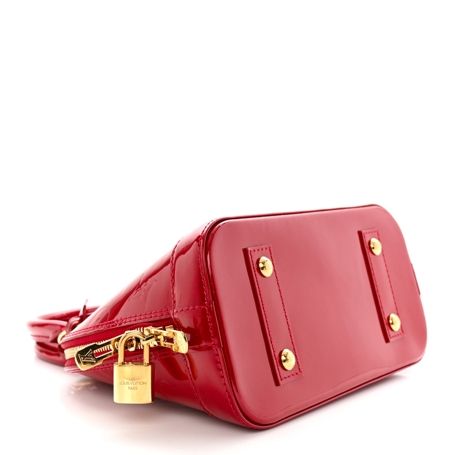 Louis Vuitton Vernis Alma BB Pomme D'Amour 4 of 9