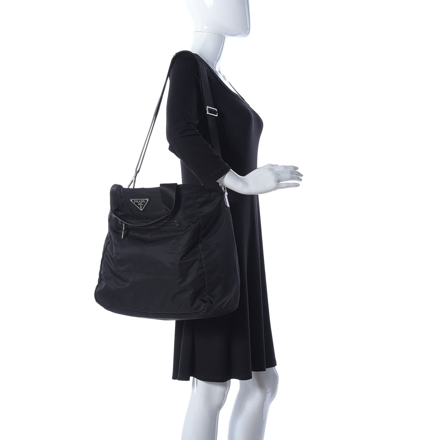 Tessuto Nylon Tote Black
