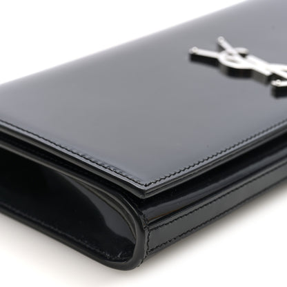 Saint Laurent Patent Cassandre Tassel Clutch Black 8 of 9
