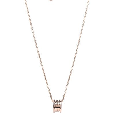 Bulgari 18K Rose Gold B.Zero1 Pendant Necklace 1 of 6