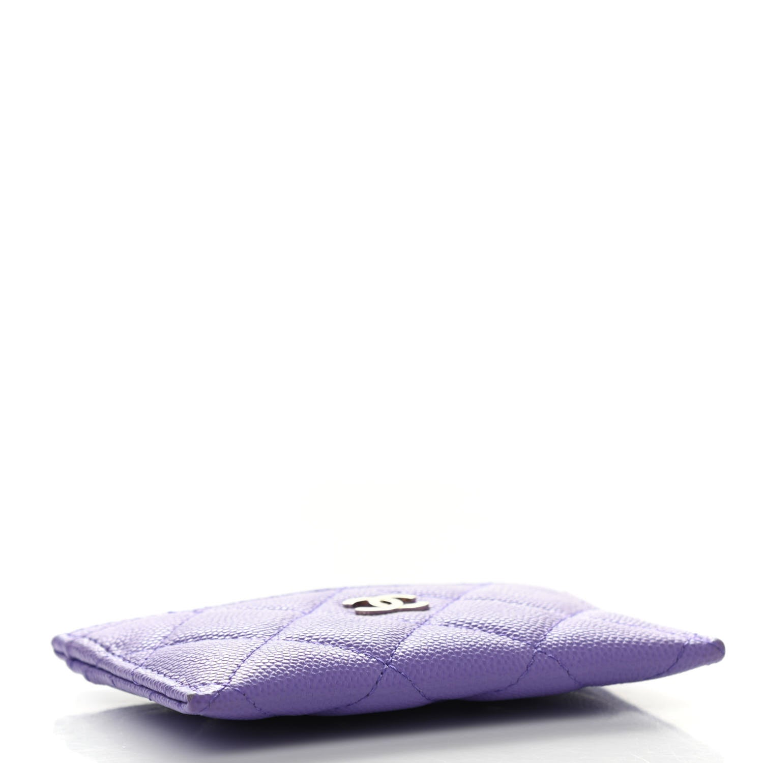 Chanel Caviar Quilted Card Holder Purple 4 of 8
