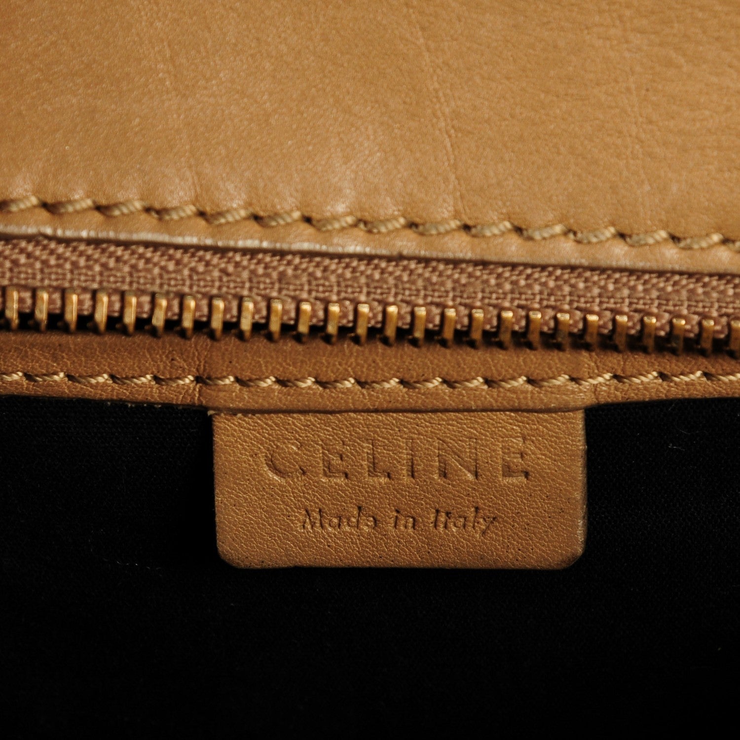 Celine Smooth Calfskin Nano Luggage Camel 6 of 7