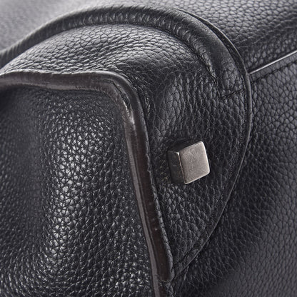 Celine Drummed Calfskin Mini Luggage Black 12 of 13