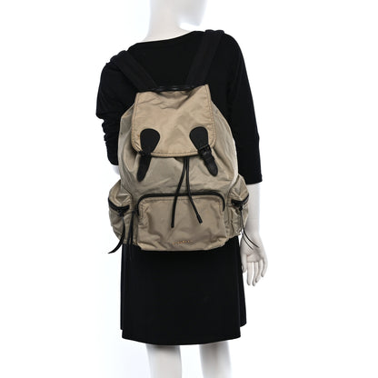 Burberry Nylon Medium Rucksack Backpack Beige 2 of 14