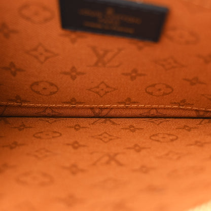 Louis Vuitton Monogram Giant Crafty Neverfull MM Creme Caramel 7 of 11