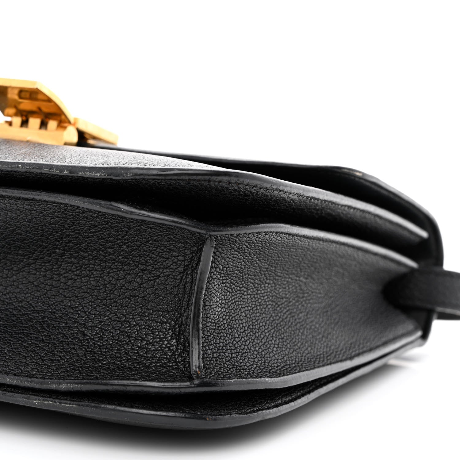 Celine Liege Calfskin Medium Classic Box Flap Bag Black 10 of 18