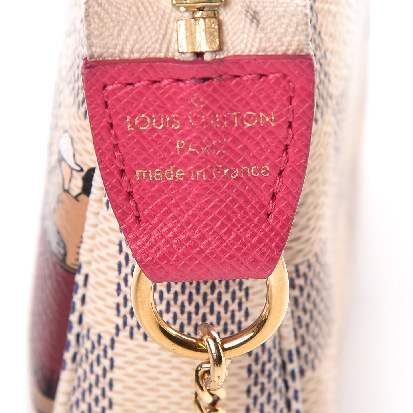 Damier Azur 2015 Christmas Animation Mini Pochette Accessories
