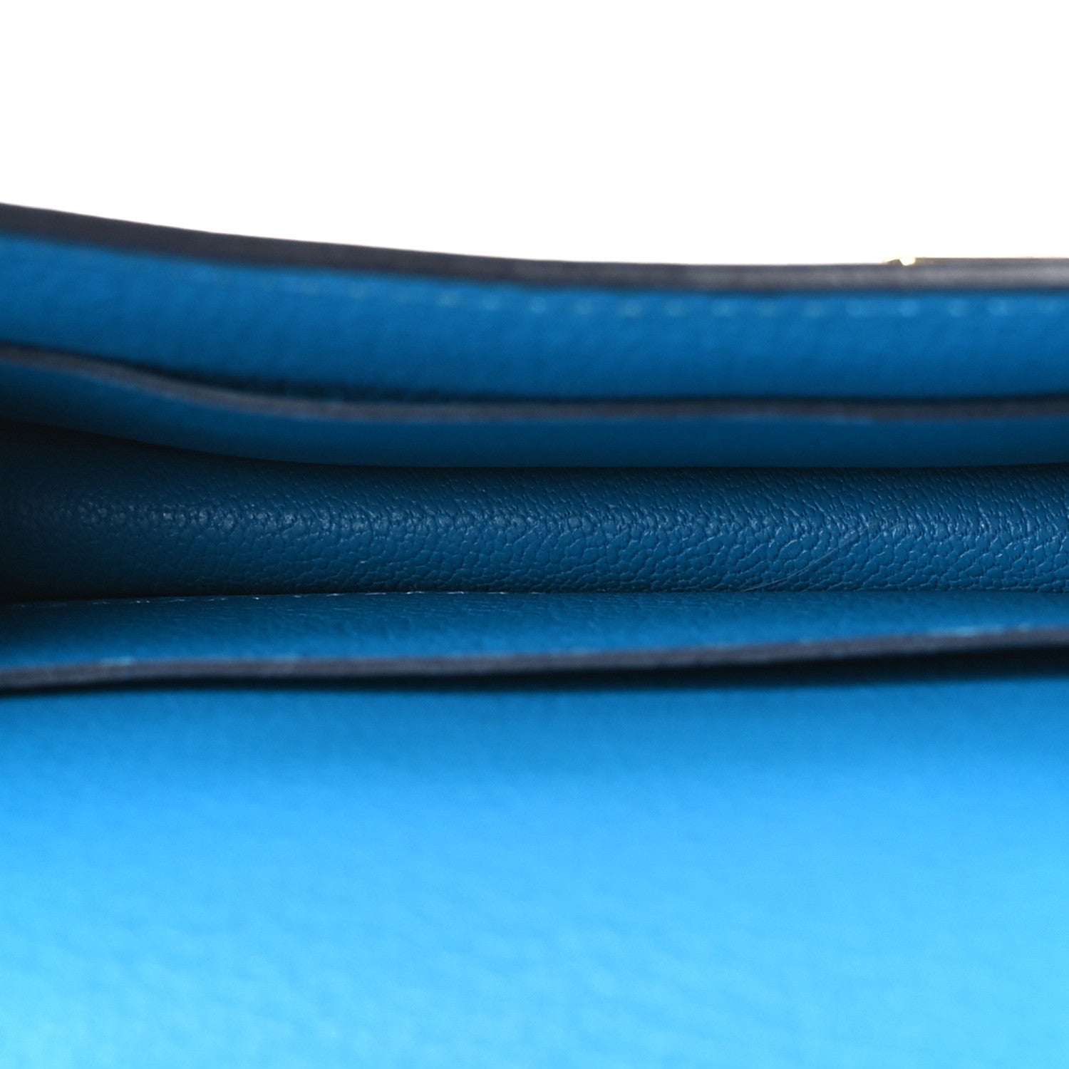 Hermes Evercolor Bi-Color Constance Slim Wallet Bleu Frida Rose Mexico 6 of 11