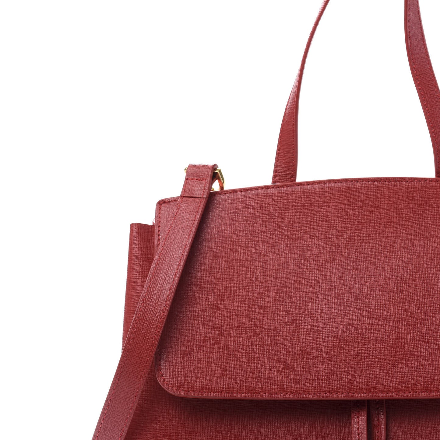 Saffiano Mini Lady Bag Flamma