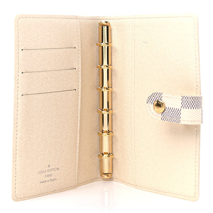 Louis Vuitton Damier Azur Small Ring Agenda Cover 5 of 7