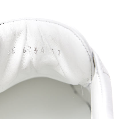 Fendi Vitello FF Embossed Womens Slip On Sneakers 41 Ultra White Maya Black 8 of 9