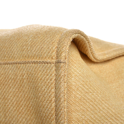 Chanel Woven Straw Raffia Large Deauville Tote Yellow 13 of 14