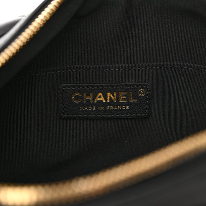 Chanel Calfskin Quilted Large Camera Case Black 6 of 10