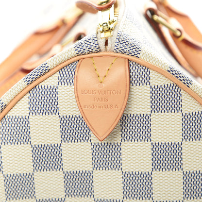 Louis Vuitton Damier Azur Speedy 30 7 of 11