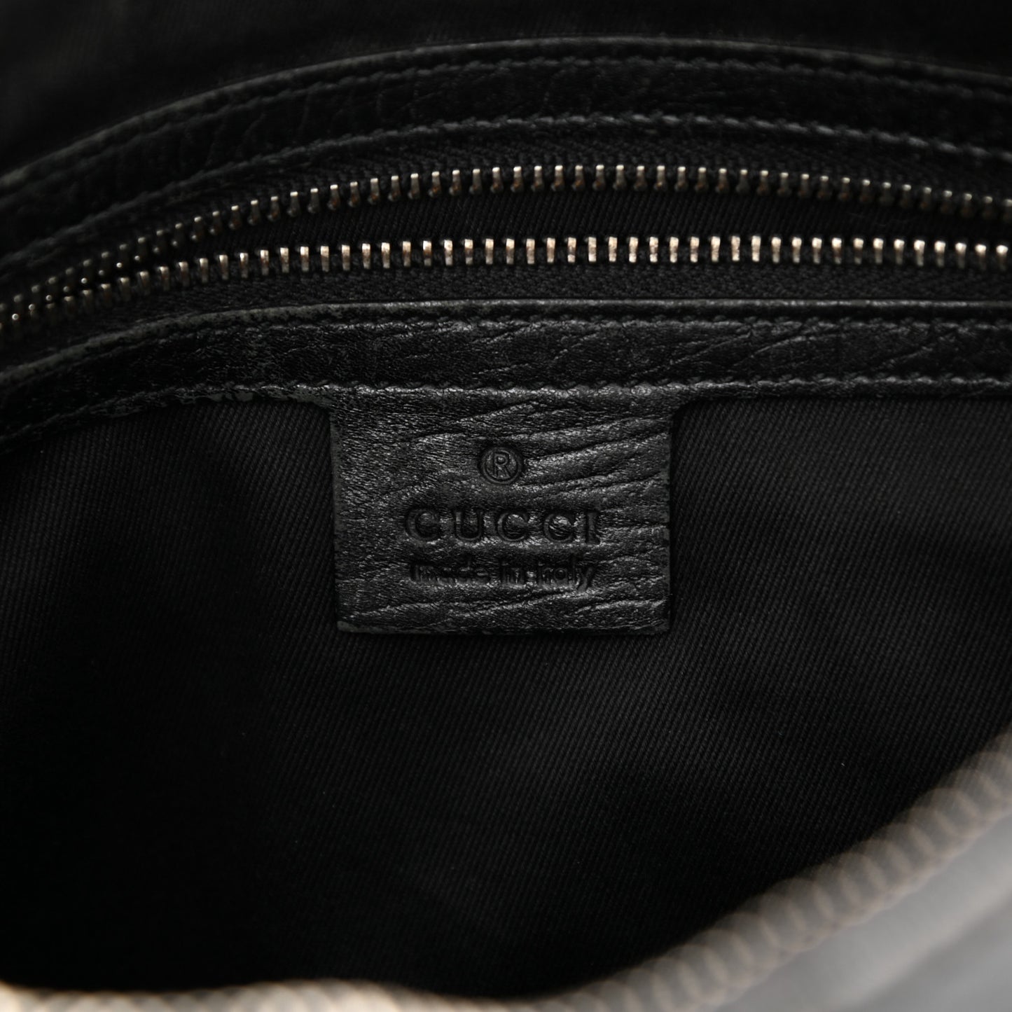Monogram Horsebit Hobo Black