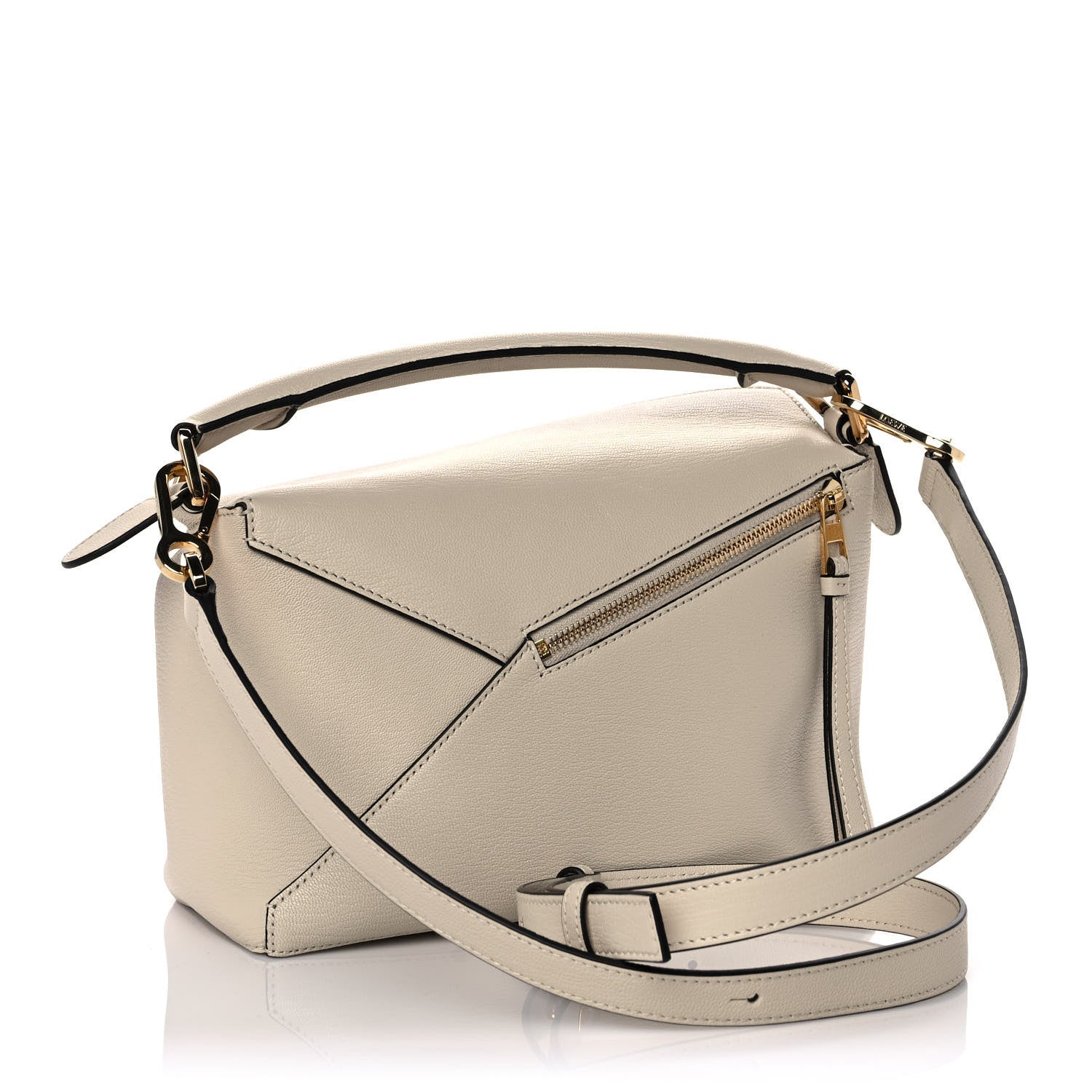 Loewe Goatskin Small Puzzle Edge Bag Angora 3 of 9