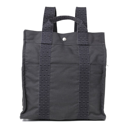 Hermes Canvas Herline Backpack Grey 1 of 4