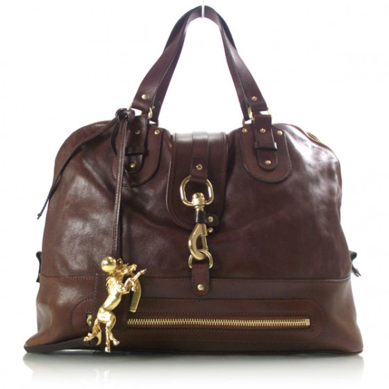 Chloe Leather Kerala Tote Chocolate 1 of 11